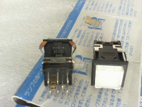 Button switch / with light / with lock / EHA-4/1250VAC3A/250VAC3A