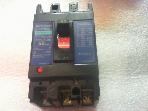 Japan - NF50--CS three-phase electric leakage switch 220VAC.600VAC/50A...