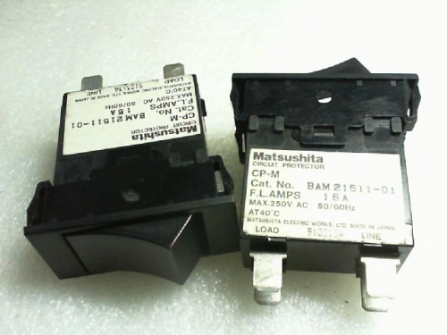 Power switch..BAM21511-01/250VAC/15A/50/60HZ