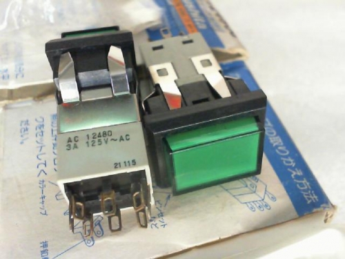 Japan button / button switch / AC12480G/125V/3A with lock