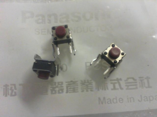 Tact switch.. Matsushita. Touch switch with iron.6mmX6mm.