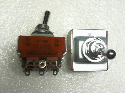 Japan NKK button switch S-32/250VAC9A/125VAC25A/ second Zi
