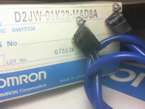 OMRON D2JW-01K23-MAD8A travel switch. Waterproof.. dust. Second line.20mm long