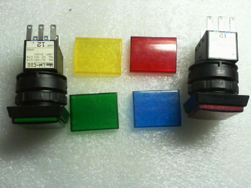 LW-C10 button switch with lamp and 24V lamp 125VAC/0.1A/30VD/C0.1A/12...