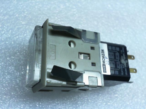 MCM23N button with lamp switch [no lock]220VAC/1A/11 pin