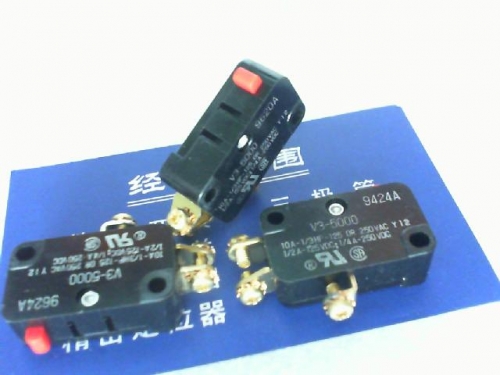Japanese Matushita /V3-5000/ micro switch /10A-1-3/HP250VAC/125VAC/1/2A