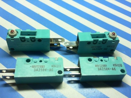 Japan Matsushita ABY.123061 micro switch. Two feet. Waterproof.250VAC/3A