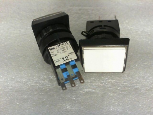 Button switch and button switch idee/ / /LW--C10/125VAC/0.1A/12V..24V lamp