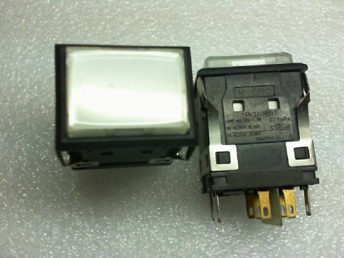 LPK21-RBIT button with lamp switch [no lock]250VAC/3A/125VAC/1A/DC30V/10 pin