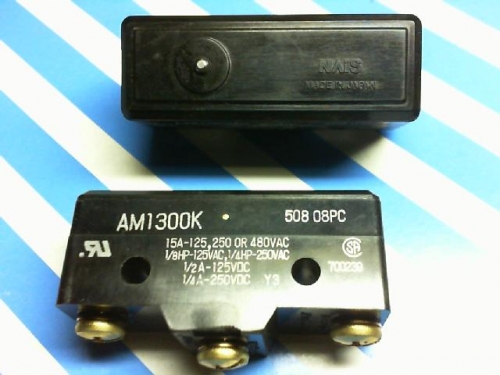 Travel switch AM1300K Japan Matsushita. Trip switch 15A-125VAC/250VAC./OR.480VAC