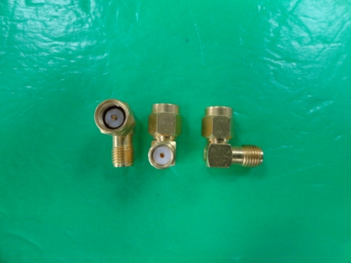 Disassemble the imported gold-plated SMA to SMA female male angle converter