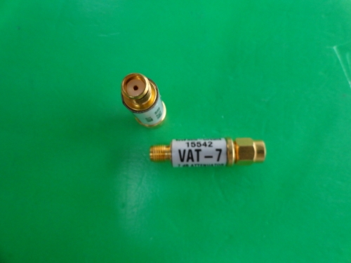 VAT-7 DC-6GHz 7dB MINI coaxial fixed attenuator SMA 1W