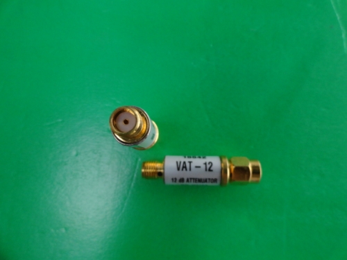 VAT-12 MINI coaxial fixed attenuator Att:12dB P:1W SMA DC-6GHz