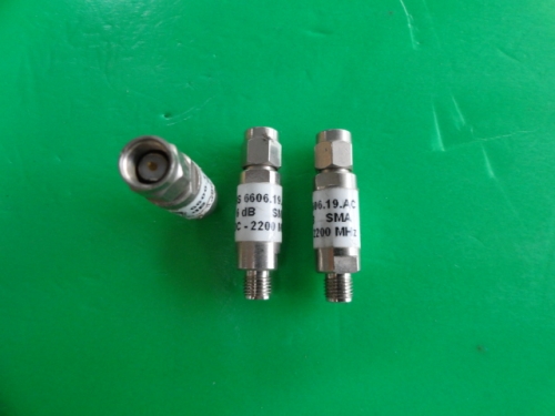 6606.19.AC H+S coaxial fixed attenuator 6dB 2W SMA DC-2.2GHz