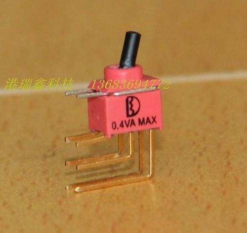 2U gold-plated hexapod dual two ultra small gear bending Taiwan deliwei Dailywell waterproof switch toggle
