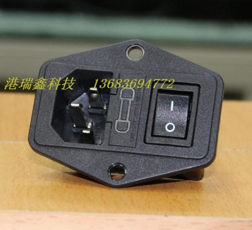 STEDAY AC AC power supply socket figure three in one socket with a black switch 2117-1S