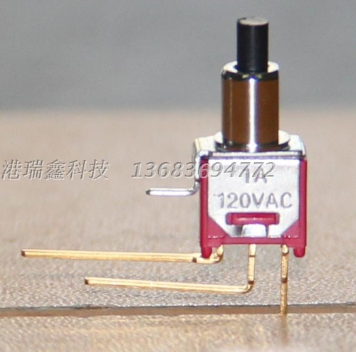 TS-22B single side bending three small gilt toggle button switch M5.08 to reset the normally open and closed in Taiwan SH