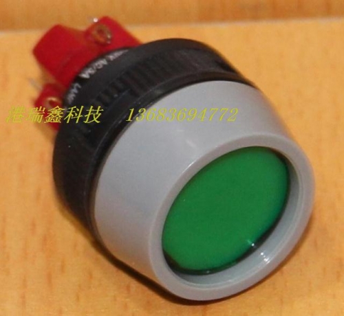 Taiwan DECA connection waterproof button switch green M22 self lock switch D16LAV1-1AB