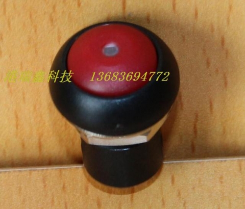 M12 waterproof switch round with red lights with a lock Taiwan high quality plastic button PAL6