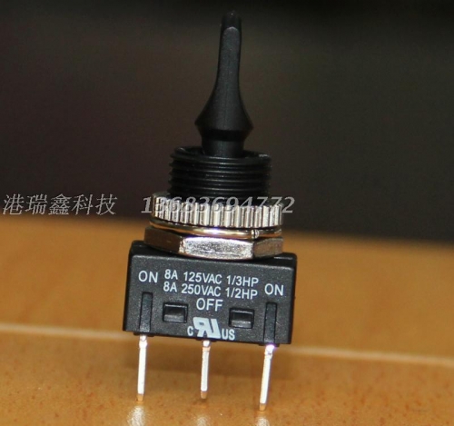 R13-412D single tripod three black shank toggle switch toggle switch M12 Taiwan new SCI