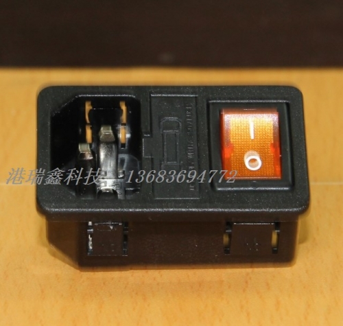 RLEIL AC AC power outlet three in the vicinity of yellow light switch insurance 1.0MM socket RL10-1F