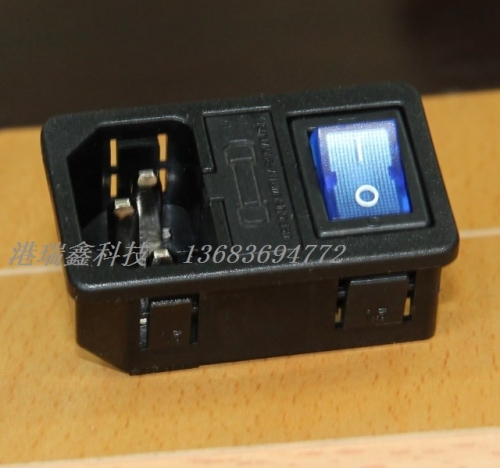 RLEIL AC AC power outlet three in the vicinity of the blue light switch insurance 1.5MM socket RL10-1F