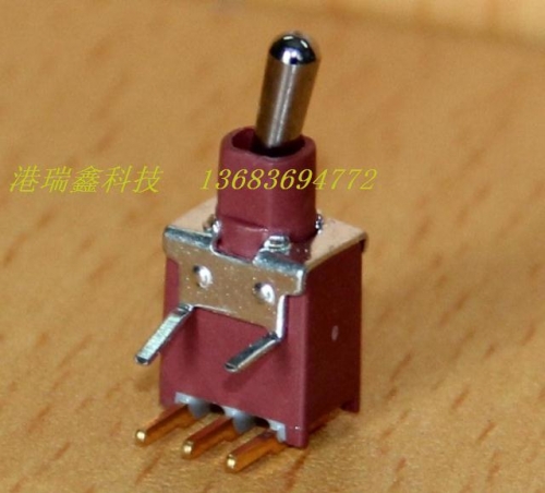 Taiwan Dailywell toggle switch gear head single reset Mini waterproof switch Q22 ES-6B