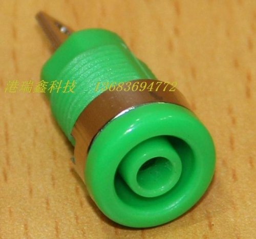Banana jack socket 4MM M12 perforated red yellow green blue safety type terminal A-2203 test