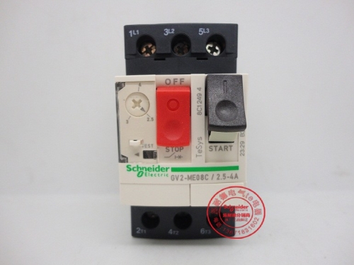 Authentic Schneider motor circuit breaker 2.5-4A GV2-ME08C