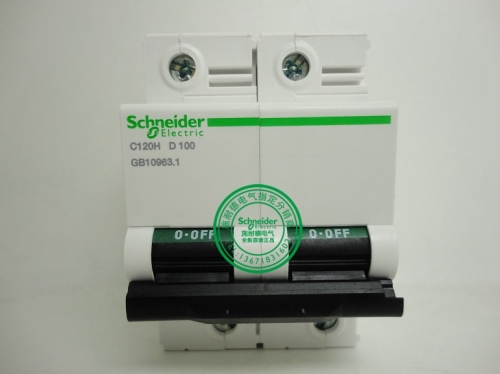 Origin genuine Schneider (Tianjin) miniature circuit breaker air switch 2P D100A C120H