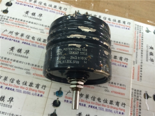 SCF50 used Sakae 2K oil conductive plastic wire wound potentiometer LIN + 1 1000 shaft 6MM