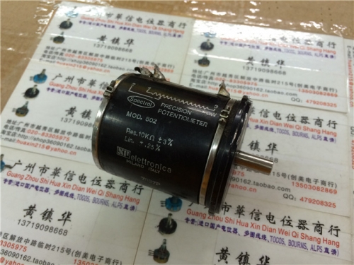 Spectrol MOD 802 10K 10 secondary ring - turn potentiometers