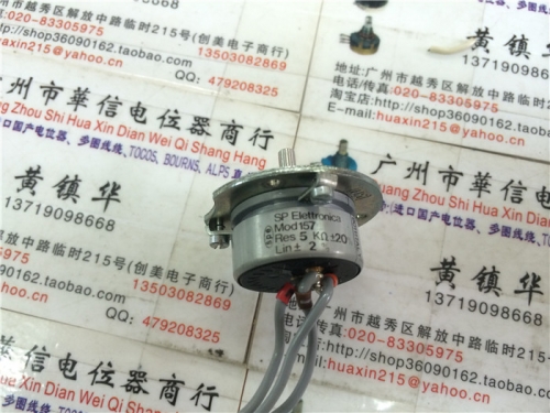 Second hand Elettronica Mod SP 157 5K conductive plastic potentiometer shaft 3MM