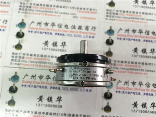 MOD202-4591-01 2K Spectrol 0.5% conductive plastic potentiometer 6 feet