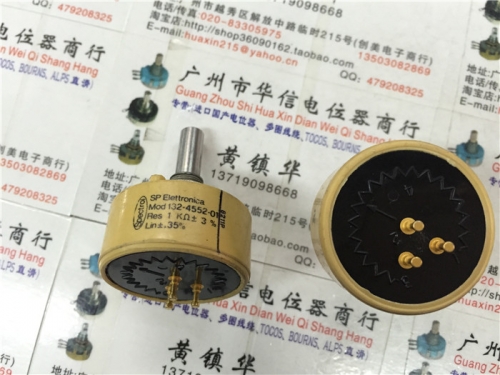 Elettronica Mod 132-4552-01 1K SP sealed single coupling potentiometer