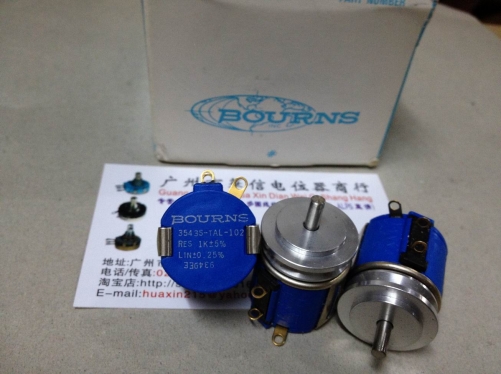 Original 3543S-TAL-102 1K BOURNS 3 ring multi turn potentiometer potentiometer servo mount