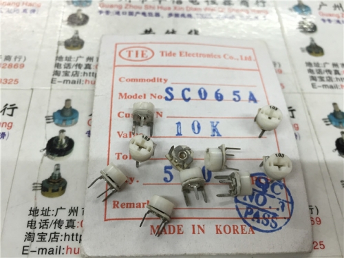 South Korea SC065A 10K TIE ceramic adjustable potentiometer