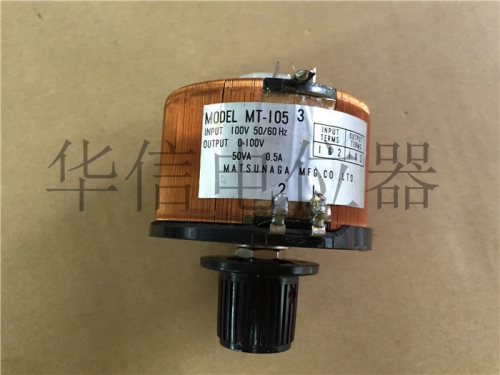 Second hand MT-105 100V 50/60HZ 0-100V 50VA 0.5A MODEL voltage regulator