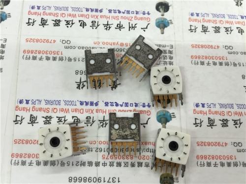 Stock japanese 0-9 ALPS encoder Gold Pin