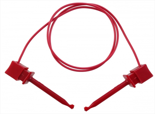 TLA2137 large hook hook I jumper two test test short route 18AWG flexible silicone wire