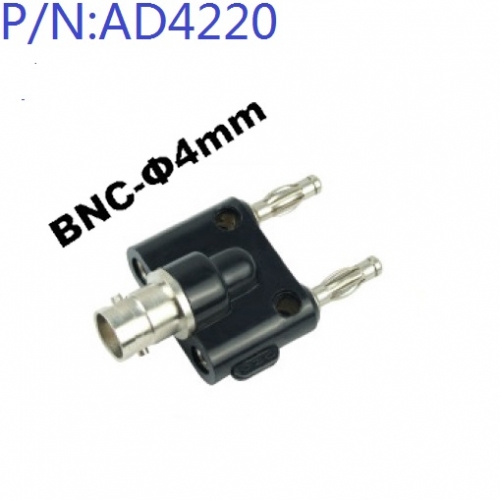 AD4220 BNC 19mm 4mm mother to double spacing banana plug ET310 Scopemeter accessories Adaptor