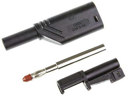 SKS Germany Hirschmann safety can be superimposed on the plug 4MM banana plug free solder Berger plug