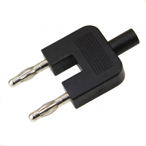 AD4201 short circuit plug 19mm pitch 2*4mm male banana plug turn a mother Connecting Plug