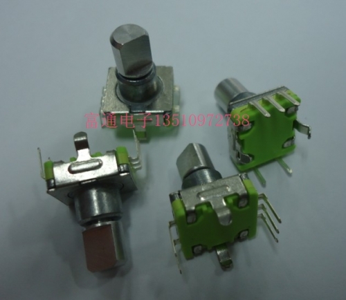 High quality EC11 automatic reset encoder reset switch left turn right belt press switch 12.5MM half shaft