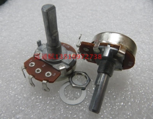 Ultra low cost supply type RV24 single B10K 25mm half shaft connection regulator guitar audio potentiometer