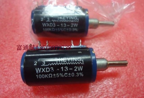 The supply of high-quality multi turn wirewound potentiometer WXD3-13 2W 100K/ 100 ohm to 100K full resistance spot