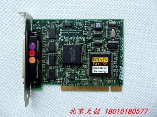 Beijing spot! Brainboxes cc-268 PCI Quad RS232 serial card