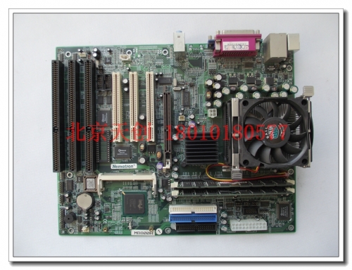 Beijing spot Taiwan wide product MB800H 3 ISA IPC motherboard - with CPU memory