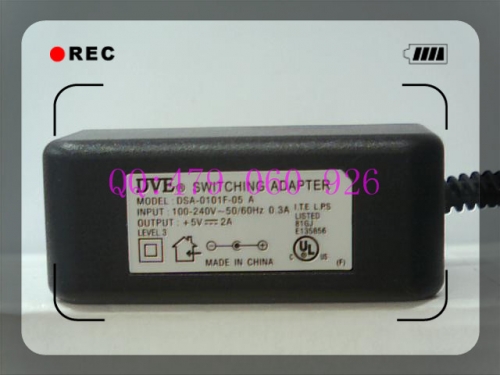 New original DVE DSA-0101F-05 A adapter wall plug type 5V2A big head