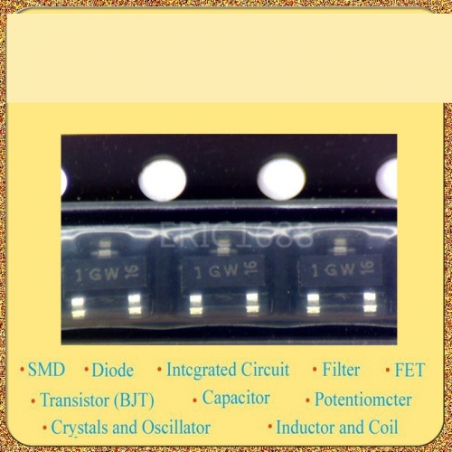 BC847C SOT-23 pen NPN triode printing: 1G NXP/-